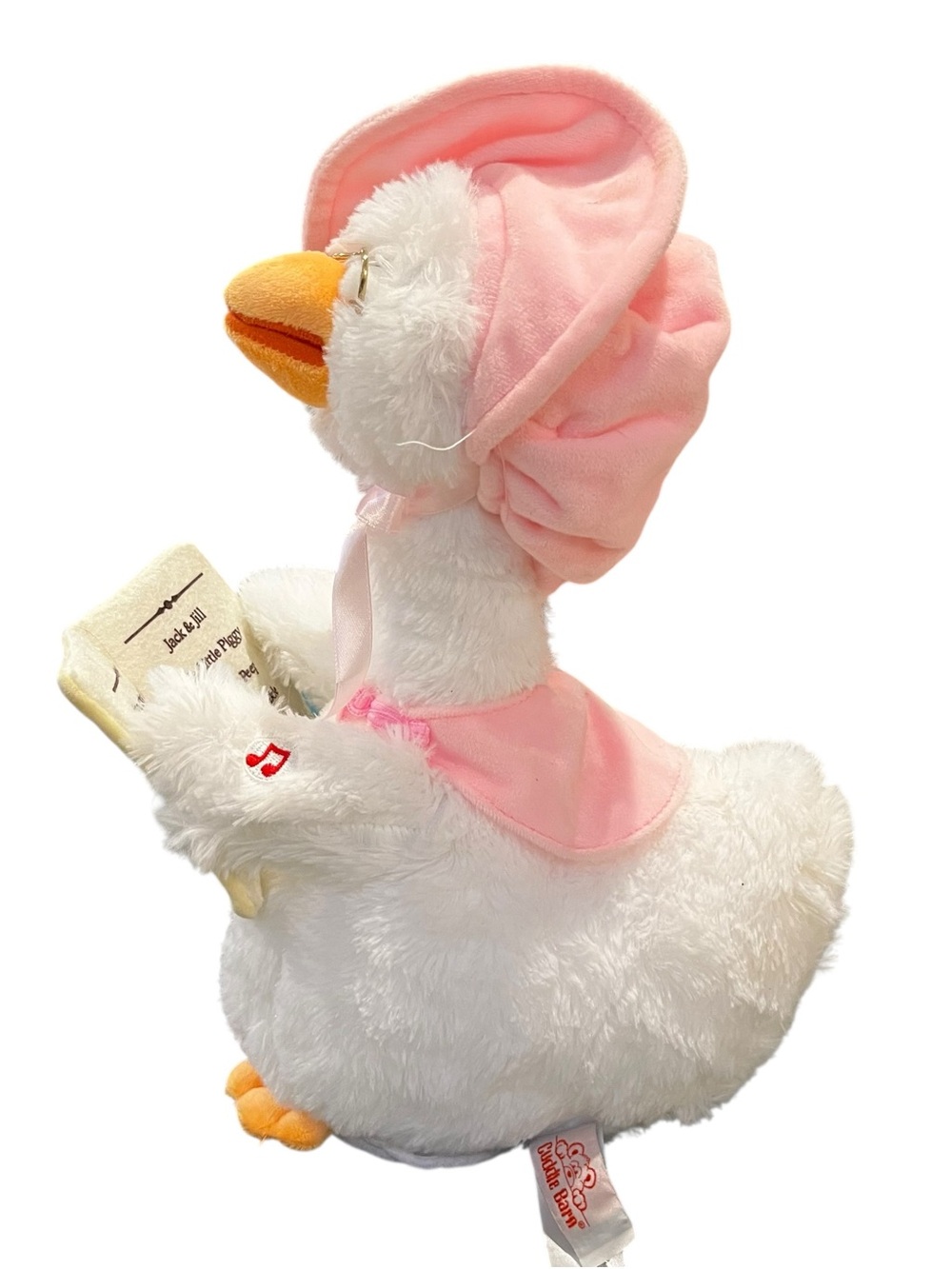 Cuddle Barn MOTHER GOOSE White Animated Plush Moves Recites Nursery Rhymes - Picture 2 of 7